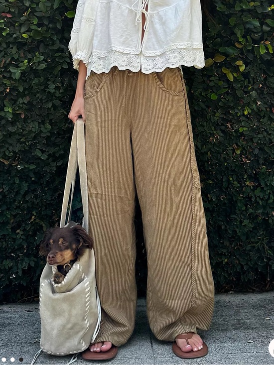 Free People Pants - Free People something good barrel leg pull on pants